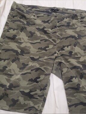 George Olive Green Camo Kids Shorts